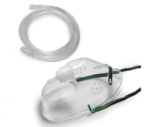 中濃度酸素マスク（オキシプライム）1箱（10個入）　クリア 小児用 1箱(10個入)