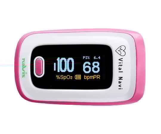 バイタルナビ パルスオキシメータ　ピンク　CP-1 1個