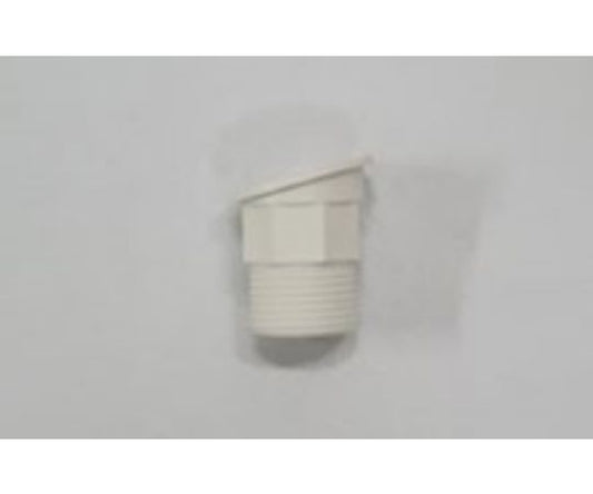 PC Diagonal Line Cap White 1pc