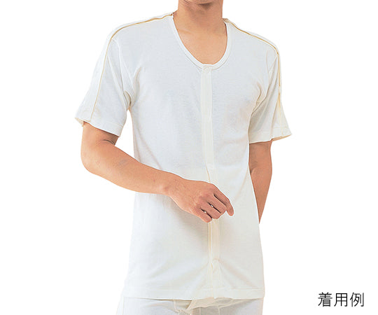 원터치 속옷 신사용 양 어깨 팔 열림 5분 소매 No.8L 1장/봉투