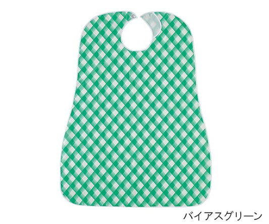 防水食事用エプロン　小花柄イエロー　100-29 1個