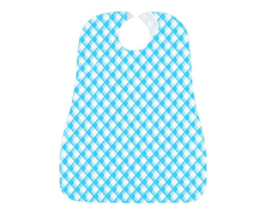 Waterproof Meal Apron Bias Blue 100-21 1pc