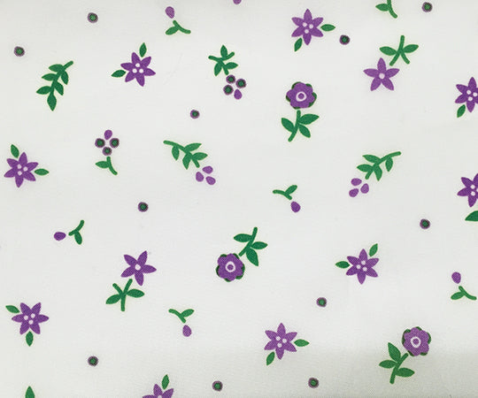 Waterproof Meal Apron Small Floral Purple 100-30 1pc