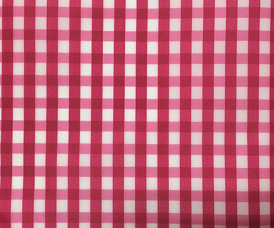 방수 식사용 앞치마 깅엄 레드 100-49 1개