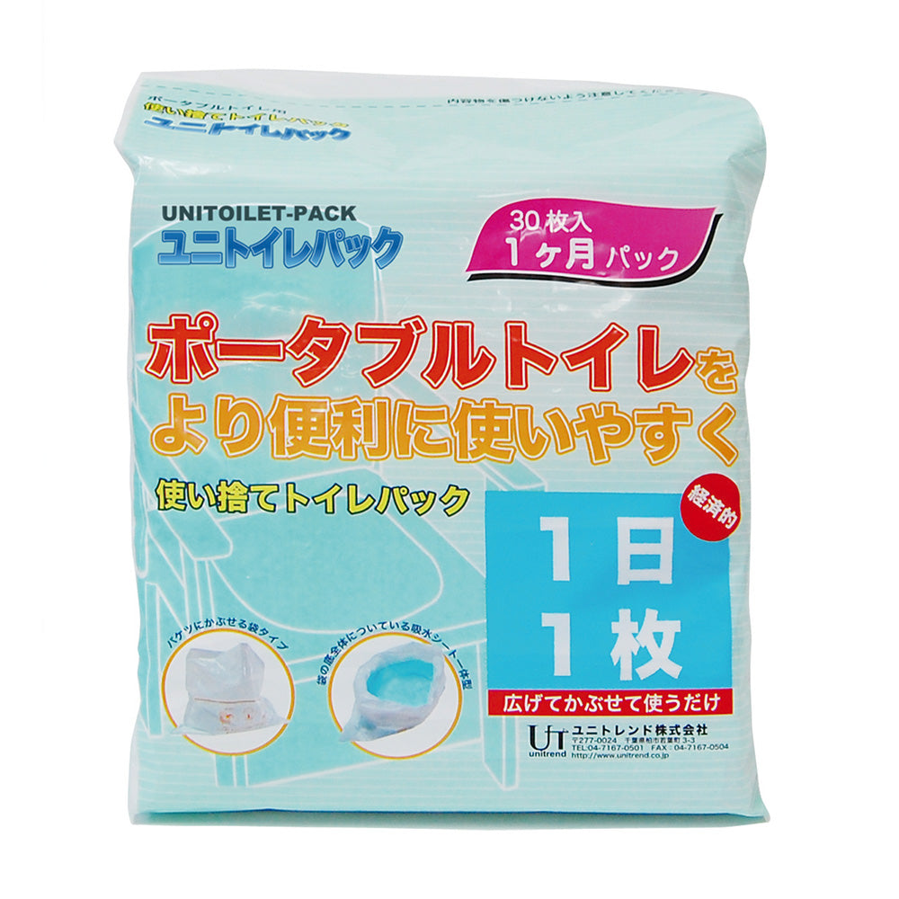 Uni Toilet Pack 1 bag (30 sheets) UK001 1 bag (30 sheets)