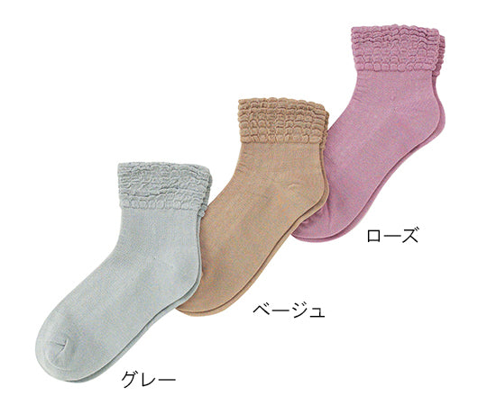 Elasticless socks for women, spring/summer, purple, 3222H, purple, 1 pair