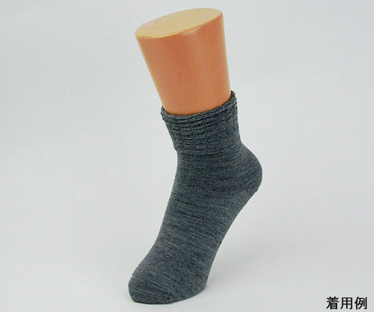 Elasticless socks for women, for autumn and winter, grey, 3111H grey, 1 pair