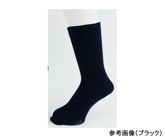 Anti-slip socks ("Choju" series) for men, autumn/winter, black, TJ550, black, 1 pair