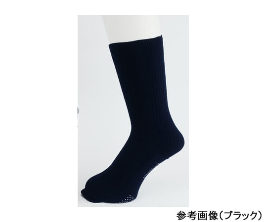 Anti-slip socks ("Choju" series) for men, autumn/winter, navy, TJ550, navy, 1 pair