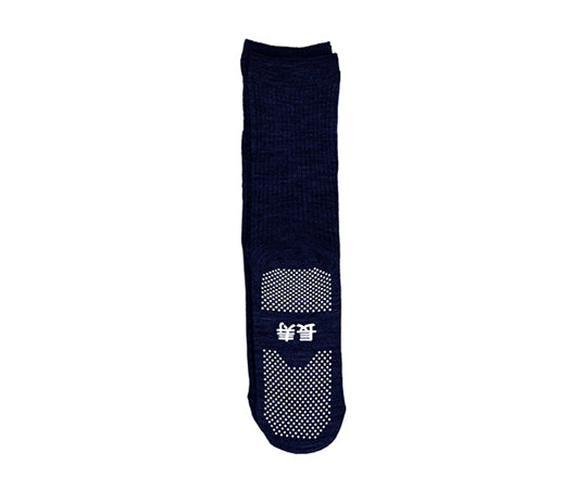 Anti-slip socks ("Choju" series) for men, autumn/winter, navy, TJ550, navy, 1 pair