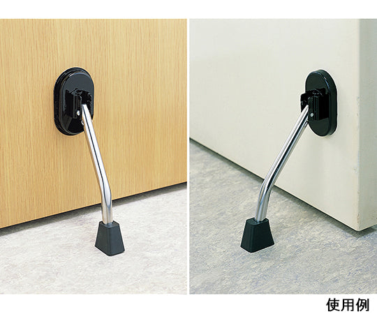 Large strong rubber door stopper, black, 61 x 35 x 290 mm, DMDP151-1, 1 piece