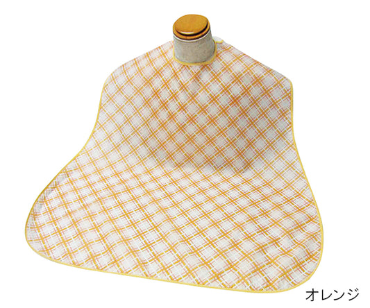 エコノミー食事用エプロン オレンジ　MR-3002 1個