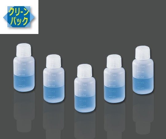 SCCアイボーイPP細口瓶100mL10本入　（純水洗浄処理済み） 1箱(5本×2袋入)
