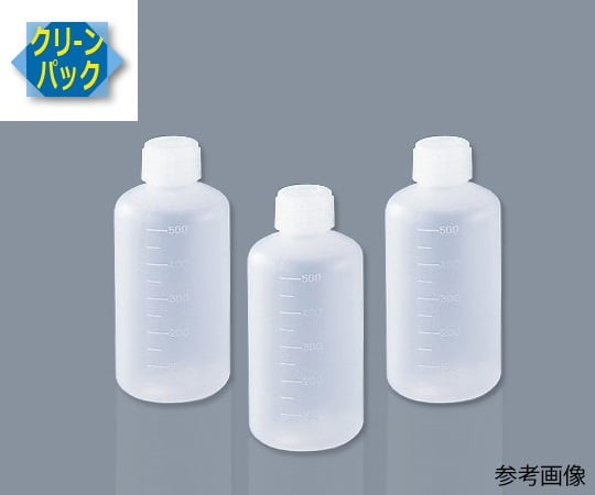 SCC　アイボーイ　PP細口瓶1000mL　5本入（純水洗浄処理済み） 1箱(1本×5袋入)