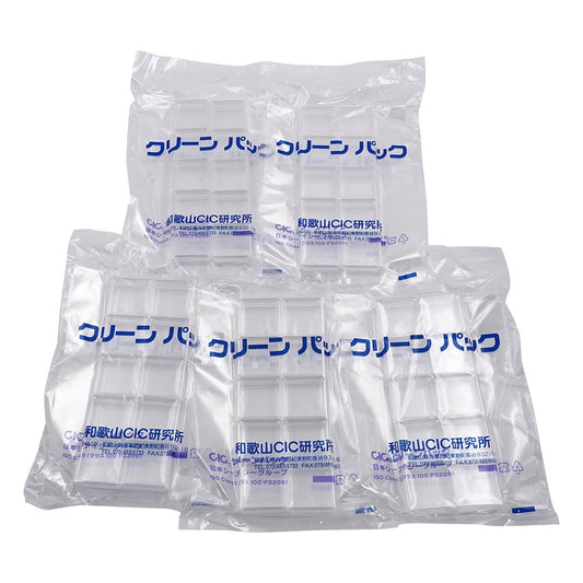 SCC スチロール角型ケース （純水洗浄処理済み）1箱（10個×5袋入）　1型 1箱(10個×5袋入)