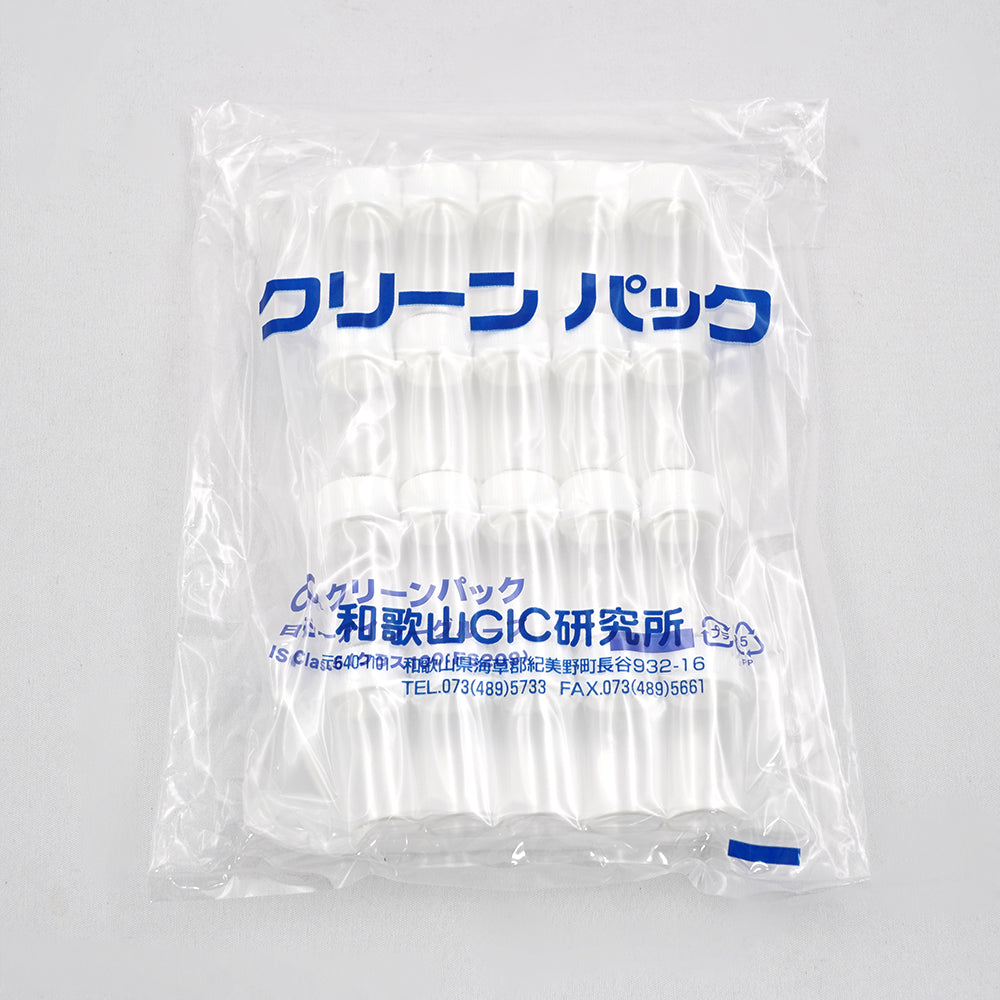 SCCスクリュー管瓶白 6ml （純水洗浄処理済み） 1箱（20本×5袋入）　No.2 1箱(20本×5袋入)