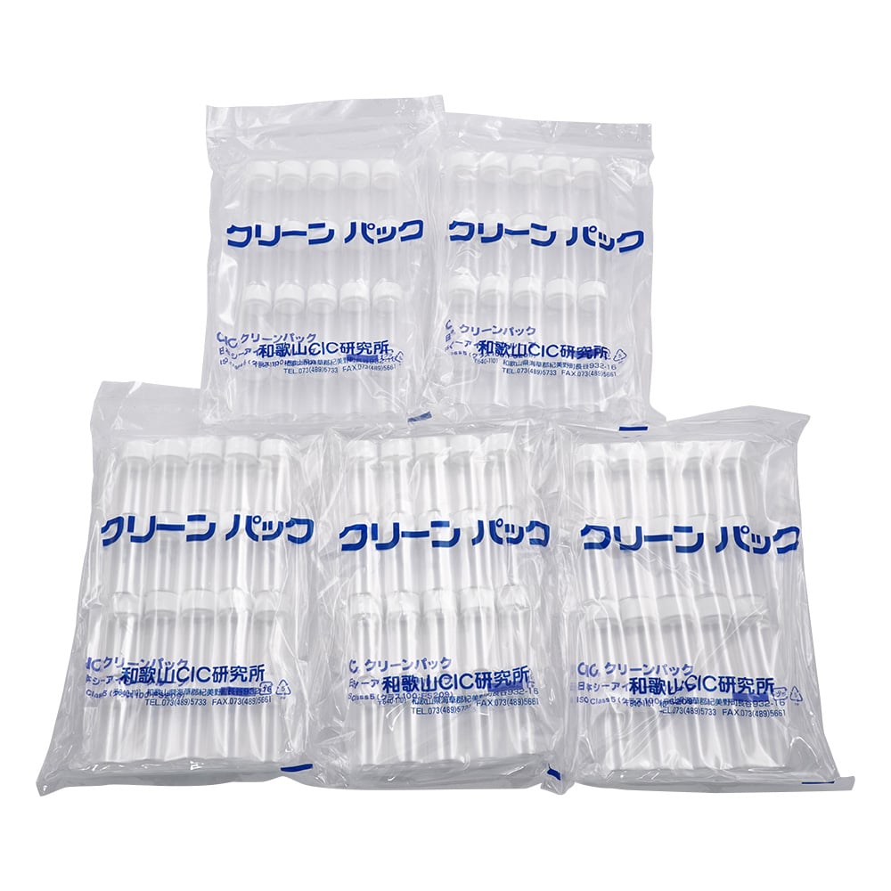 SCCスクリュー管瓶白 9ml （純水洗浄処理済み） 1箱（20本×5袋入）　No.3 1箱(20本×5袋入)