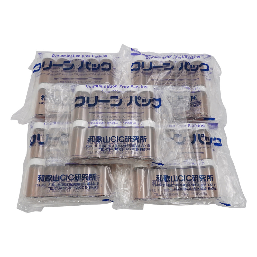 スクリュー管瓶 50mL 褐色 SCC （純水洗浄処理済み）1箱（10本×5袋入）　No.7 1箱(10本×5袋入)