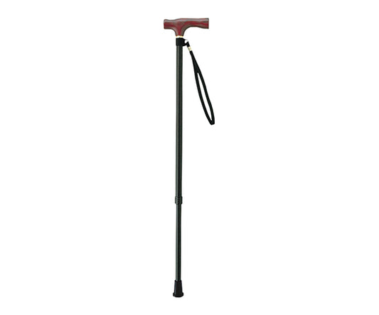 2-section telescopic walking stick (supports even in the rain) Black VH2410 1 piece