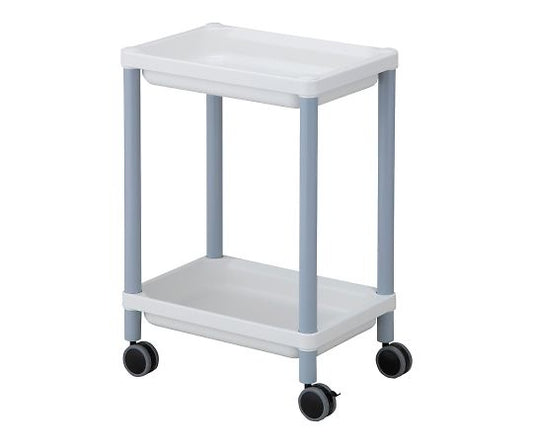 Mobile Tray Cart, 2 Tiers, Gray, MT-2G, 1 pc
