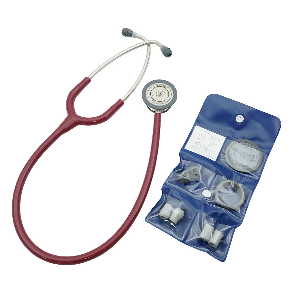 バイタルナビ聴診器（サスペンデッド）　バーガンディ　BD 1個