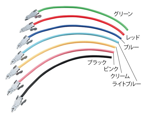 ナビス駆血帯 ラテックスフリー 金具セット 400mm グリーン 1本