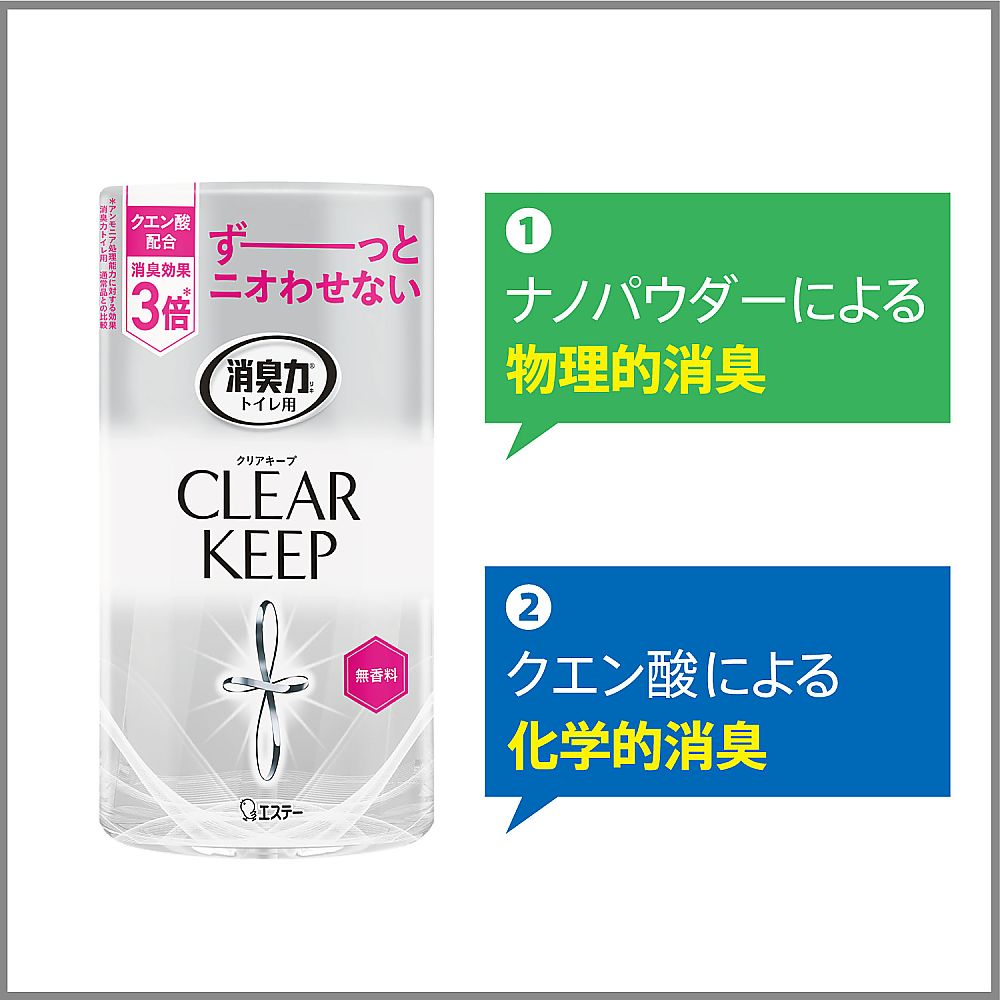Toilet Deodorizer CLEAR KEEP 400mL Unscented 13053 1pc
