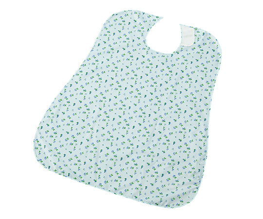 さわやか食事用エプロン つぼみ ブルー 1枚/袋