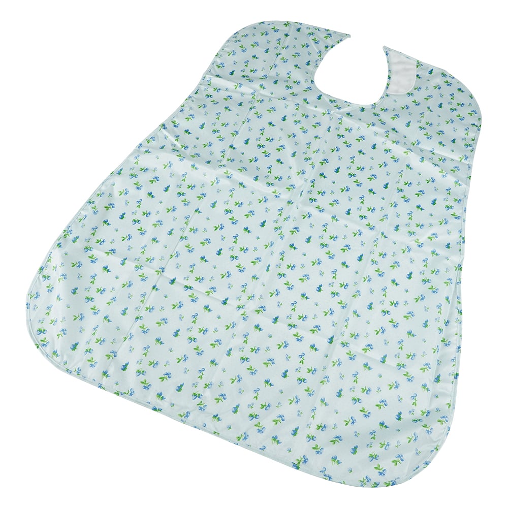 さわやか食事用エプロン つぼみ ブルー 1枚/袋