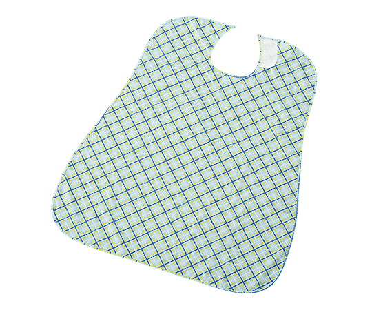 Refreshing Meal Apron Check Blue 1 piece/bag