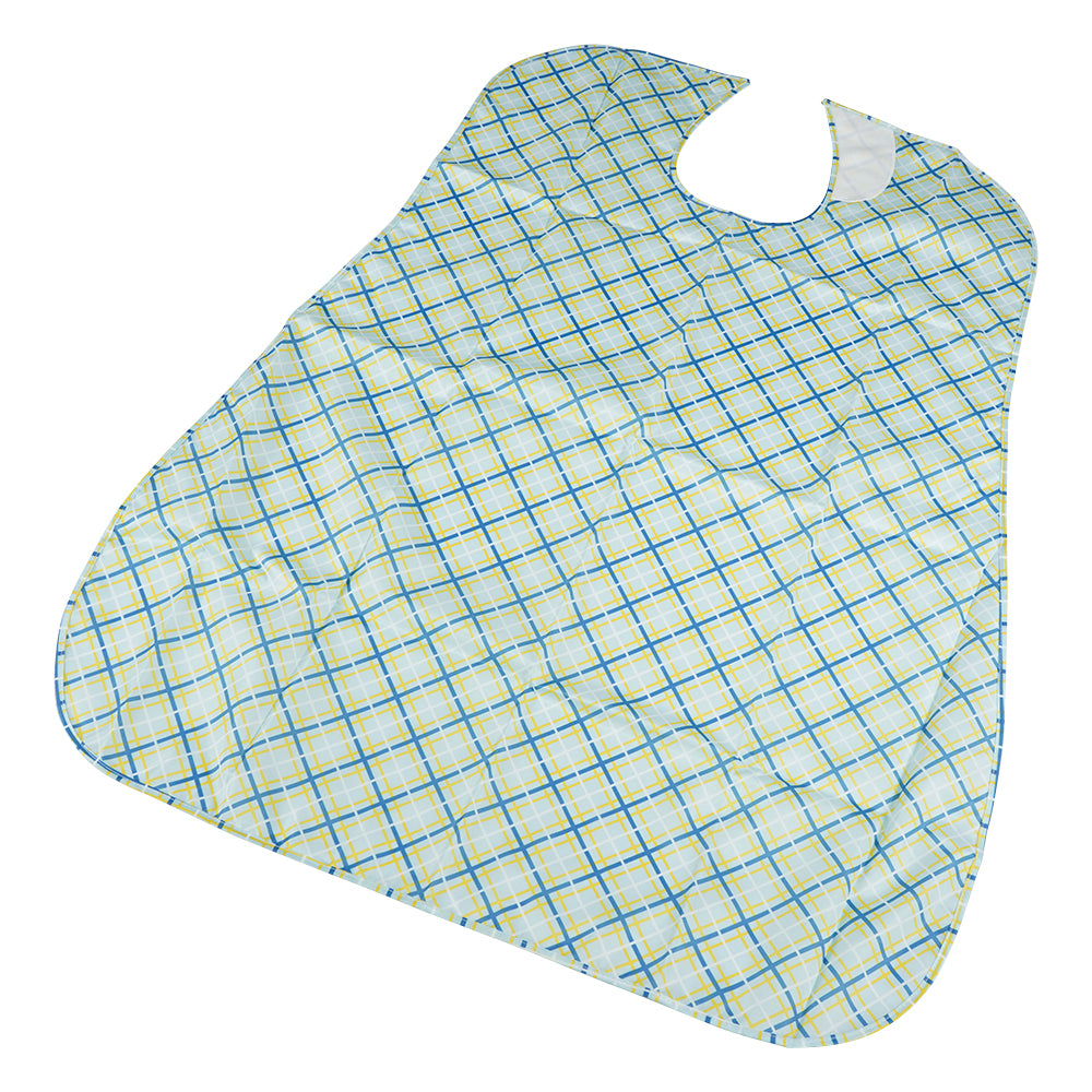 Refreshing Meal Apron Check Blue 1 piece/bag