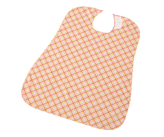 상쾌한 식사용 앞치마 체크 핑크 1장/가방