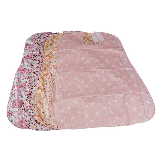 さわやか食事用エプロン ピンク 10枚セット 1袋(10枚入)