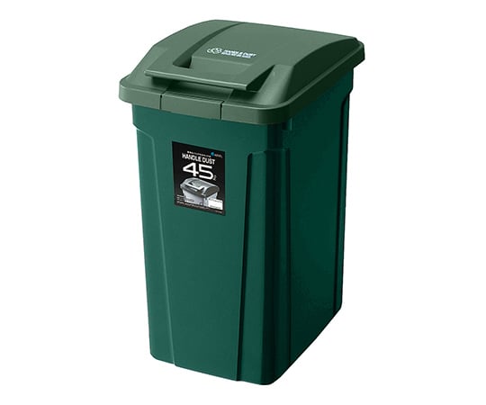 SPハンドル付ダストボックス グリーン 45L　672613 1個