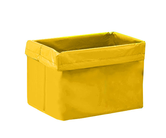Linen cart (cart type) replacement bag, yellow, 1 piece