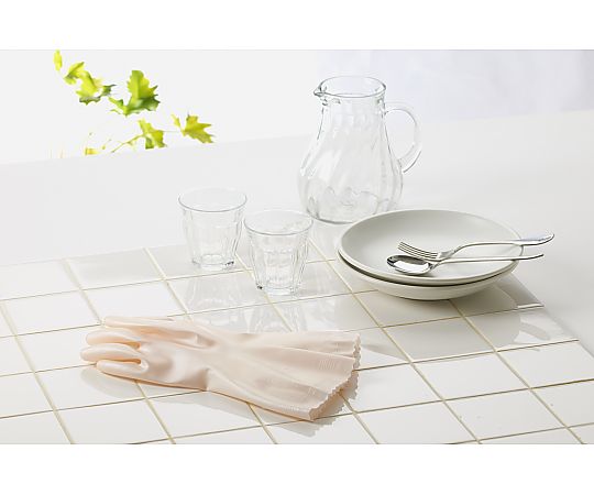 炊事用手袋 さらっとタッチ(R) S パールピンク 1双　NHST-SP 1双