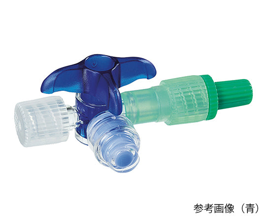 ディスコフィックスC バルブ付 （ニードルレスバルブ付滅菌三方活栓） 青3バー360° 延長チューブなし 1箱（100個入）　17523 1箱(100個入)