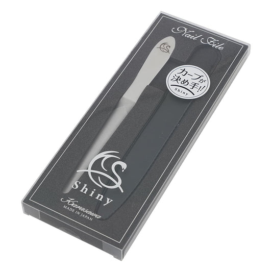 Shiny nail file, black, 1 piece