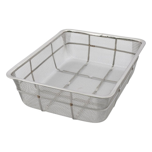 Stainless steel square extra deep net tray, 12 pieces (1 piece) 1 piece