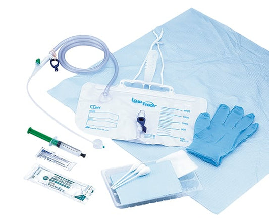 All Silicone Foley Tray Kit (Low Floor) 16Fr Size 1 Box (10 Kits) 8000013324 1 Box (10 Kits)