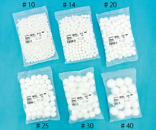 Cotton ball L Lintless Φ20mm #20 1 bag