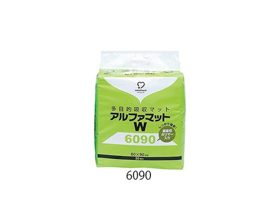 アルファマットW(多目的吸収マット)　600×900mm　30枚入　6090 1袋(30枚入)