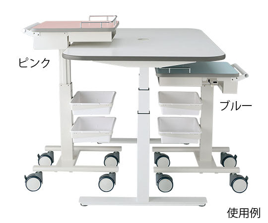 ナースカート（昇降タイプ） ブルー 1台