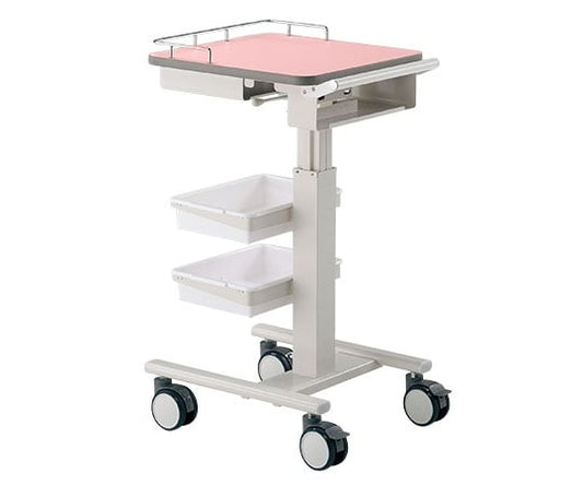ナースカート（昇降タイプ） ピンク 1台