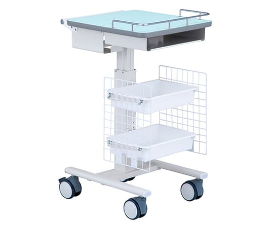 ナースカート（昇降タイプ）　ブルー　N 1台