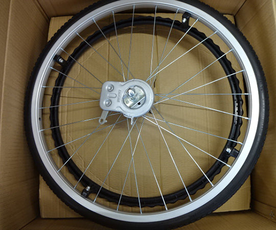 車椅子（介助ブレーキ付き）ALB用後輪（左右）18 1個