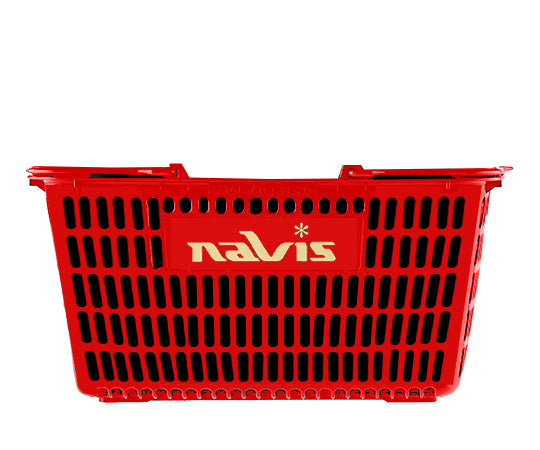 マルチ手提げバスケット33 レッド 1個