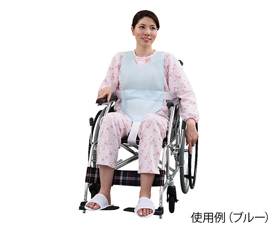 すっきりさわやか車いすベルト(フルサポートタイプ) イエロー&ブルー 1本