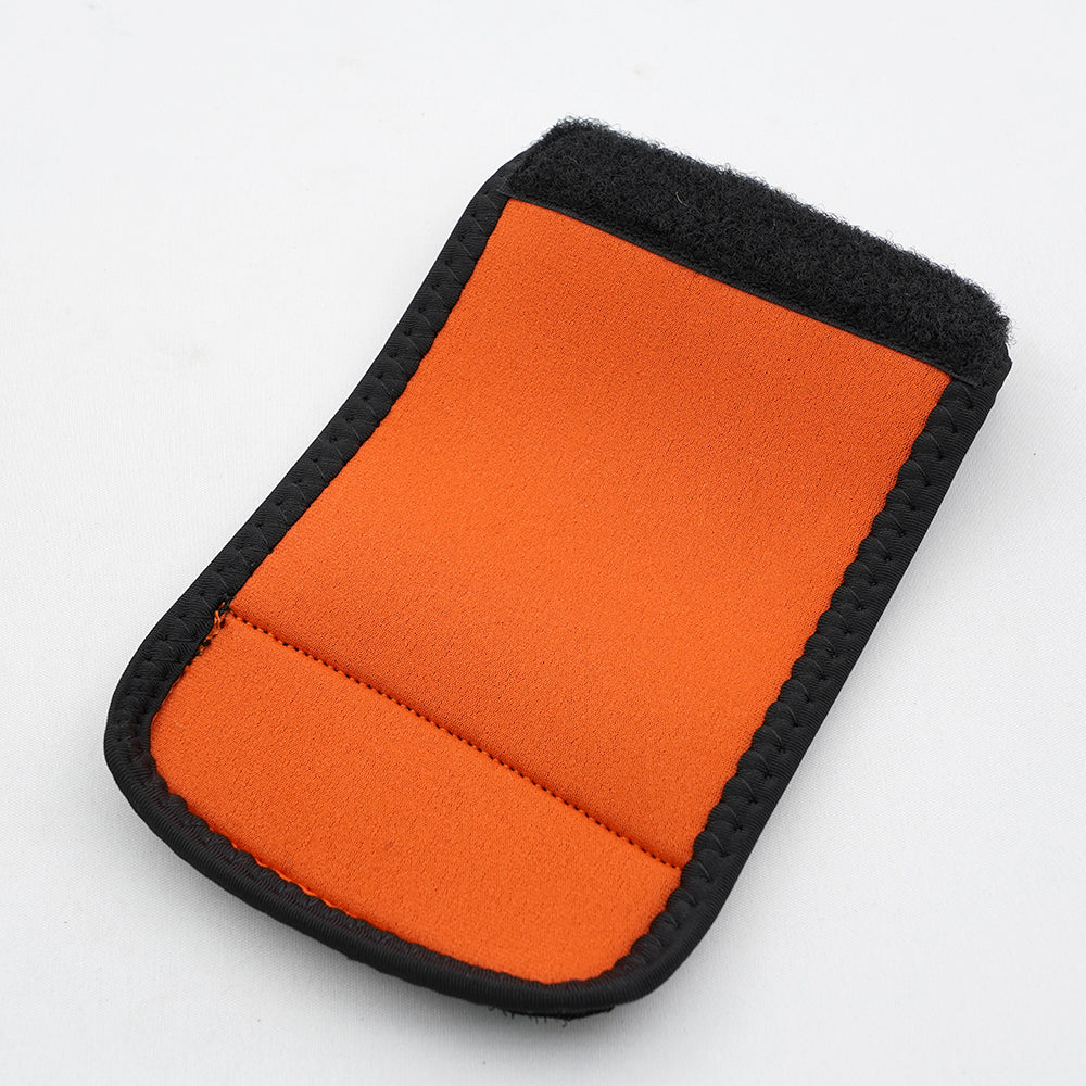 Crutch cushion cover grip cover orange 1 piece