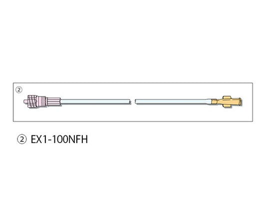 （分割）エクステンションチューブ　1パック（10本入）　EX1-100NFH 1パック(10本入)
